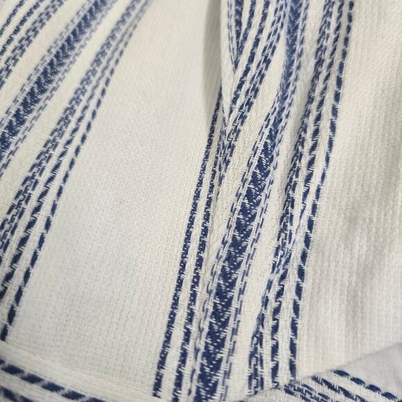 RACHEL Rachel Roy Lola Dress Cotton Stripe Cut-Out Twist Bodice Knee-Length 2 - Picture 13 of 13